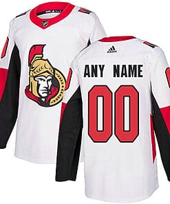 Custom Ottawa Senators Jersey Name And Number White NHL