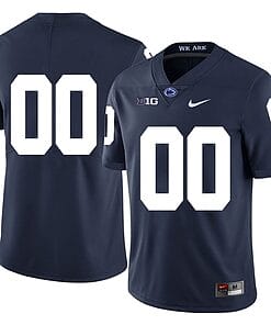 Custom Penn State Nittany Lions Jersey Name and Number NCAA College Football Navy Blue