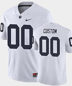 Custom Penn State Nittany Lions Jersey Name and Number NCAA College Football Replica White