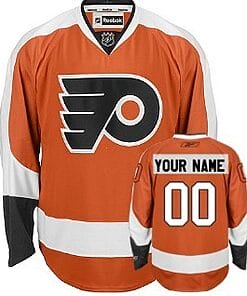 Custom Philadelphia Flyers Jersey Name And Number Orange