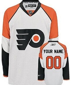Custom Philadelphia Flyers Jersey Name And Number White
