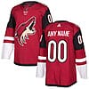 Custom Phoenix Coyotes Jersey Name And Number Red NHL