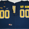 Custom Pittsburgh Panthers Jersey Name and Number NCAA College Football Dark Blue