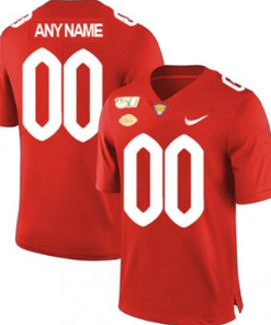 Custom Pittsburgh Panthers Jersey Name and Number NCAA College Football Red