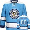 Custom Pittsburgh Penguins Jersey Name And Number Light Blue