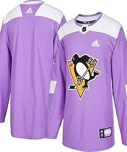 Custom Pittsburgh Penguins Jersey Name And Number Purple Pink Hockey Fights Cancer Practice
