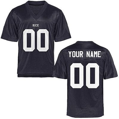 Custom Rice Owls Jersey Name and Number NCAA College Football
