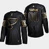 Custom St. Louis Blues Jersey Name And Number Black Gold