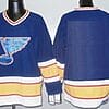 Custom St. Louis Blues Jersey Name And Number Blue CCM