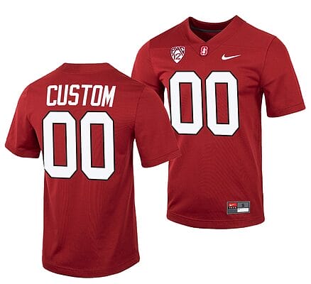 Custom Stanford Cardinal Jersey Name and Number NCAA College Football Untouchable Cardinal