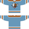 Custom Sudbury Bulldogs Jersey Name And Number Blueberry