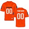 Custom Syracuse Orange Jersey Name and Number NCAA College Football Orange