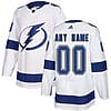 Custom Tampa Bay Lightning Jersey Name And Number White NHL