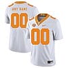 Custom Tennessee Volunteers Jersey Name and Number NCAA College Football White