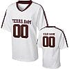 Custom Texas AM Aggies Jersey Name and Number NCAA College Football White