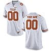 Custom Texas Longhorns Jersey Name and Number NCAA College Football White