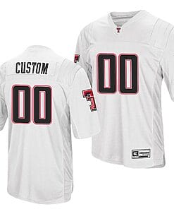 Custom Texas Tech Red Raiders Jersey Name and Number NCAA College Football Replica White