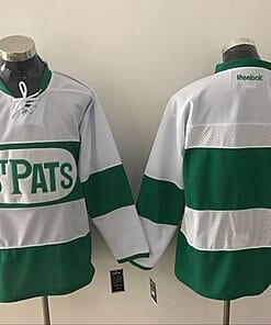 Custom Toronto Maple Leafs Jersey Name And Number 2017 White St. Patrick's Day Green Reebok Hockey