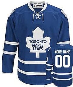 Custom Toronto Maple Leafs Jersey Name And Number Blue