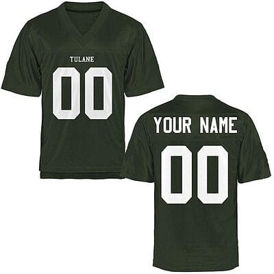 Custom Tulane Green Wave Jersey Name and Number NCAA College Football