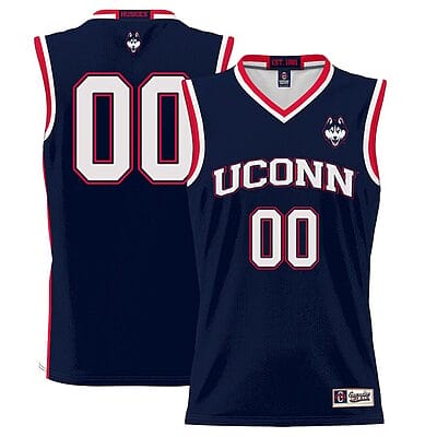 Custom UConn Huskies Jersey College Basketball Name and Number Navy1