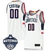 Custom UConn Huskies Jersey Name and Number 2023 National Champions College Basketball White