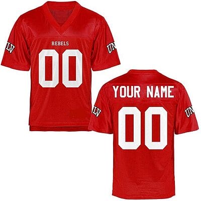 Custom UNLV Rebels Jersey Name and Number NCAA College Football Red