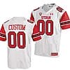 Custom Utah Utes Jersey Name and Number NCAA College Football Replica White