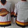 Custom Vancouver Canucks Jersey Name And Number White CCM