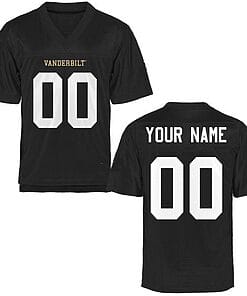 Custom Vanderbilt Commodores Jersey Name and Number NCAA College Football Stitched
