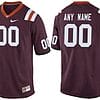 Custom Virginia Tech Hokies Jersey Name and Number NCAA College Football Red
