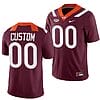 Custom Virginia Tech Hokies Jersey Name and Number NCAA College Football Replica Maroon