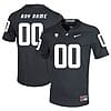 Custom Washington State Cougars Jersey Name and Number NCAA College Football Black