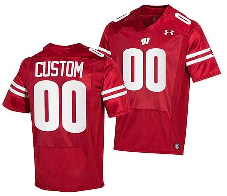 Z:\Account Management\VN209 - Top Wow Design\NCAA FOOTBALL\NCAA Custom Jersey - nearly full teams -FINAL\Custom Wisconsin Badgers Jersey Quynh