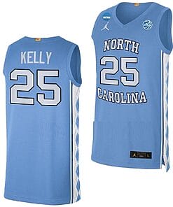 Deja Kelly Jersey #25 North Carolina Tar Heels College Basketball Blue 2023 NCAA March Madness