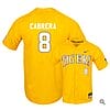 Daniel Cabrera Jersey #8 Lsu Tigers Baseball NCAA College Yellow Elite Alumni