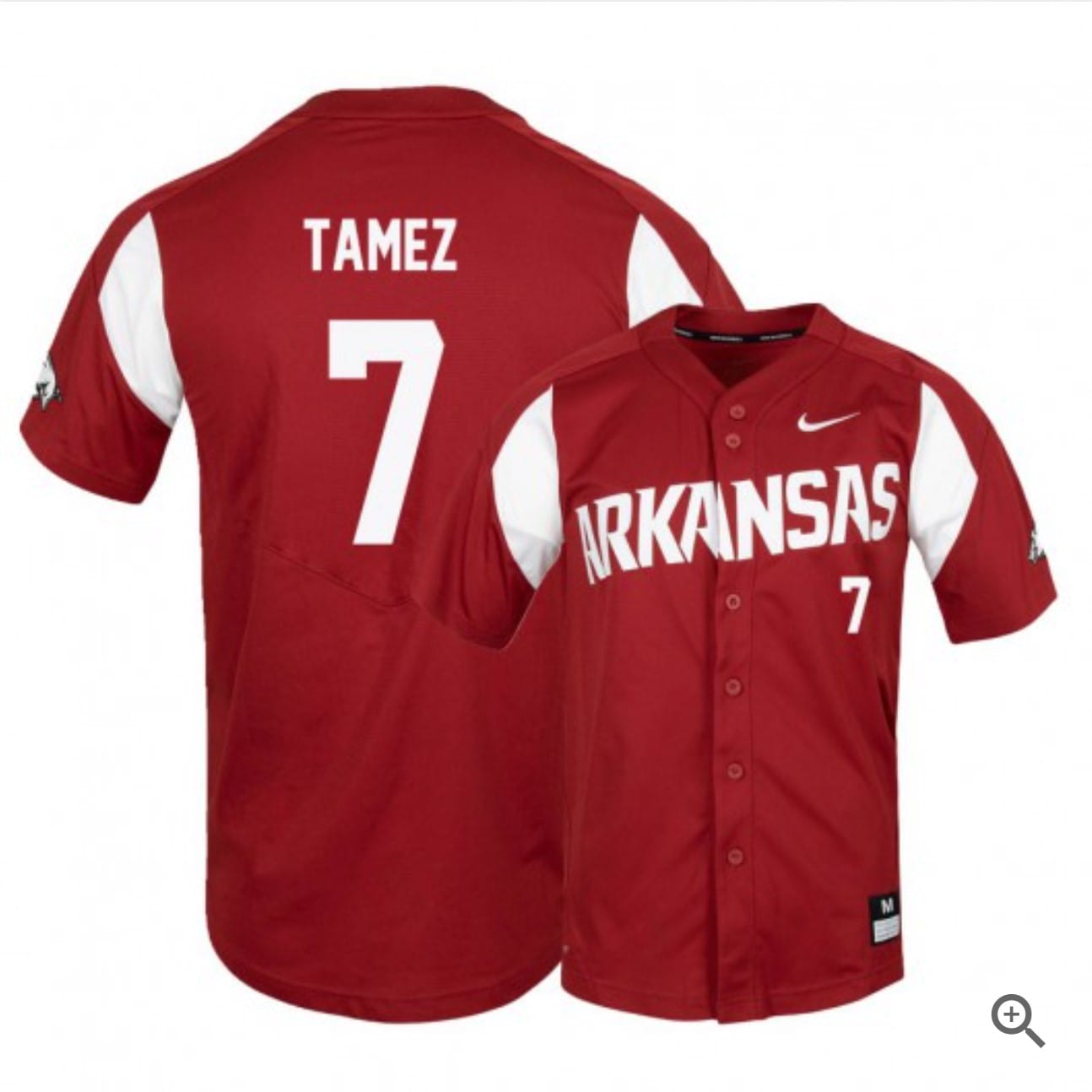 Dominic Tamez Jersey #7 Arkansas Razorbacks Baseball NCAA College Alumni Elite Red