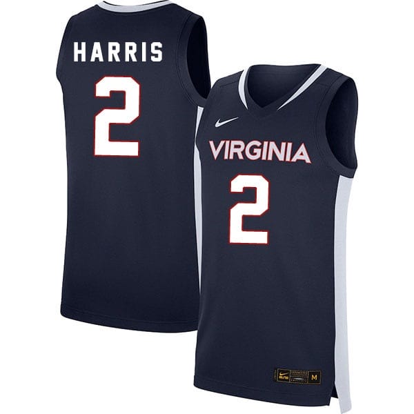 Dante Harris Jersey #2 Virginia Cavaliers College Basketball Stitched Navy