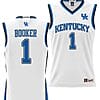 Devin Booker Jersey #1 Kentucky Wildcats NIL College Basketball Lightweight White