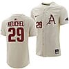 Dallas Keuchel Jersey #29 Arkansas Razorbacks College Baseball Full-Button Natural