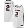 Dante Harris Jersey #2 Virginia Cavaliers College Basketball Stitched White