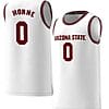 DJ Horne Jersey Arizona State Sun Devils College Basketball White #0
