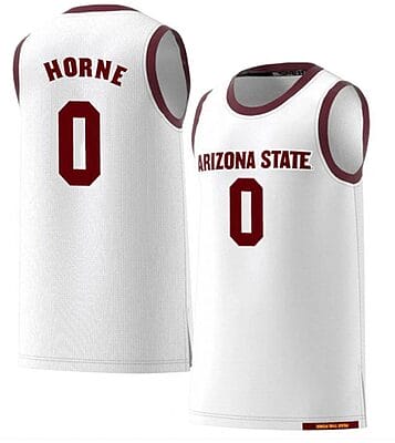DJ Horne Jersey Arizona State Sun Devils College Basketball White #0