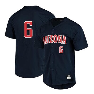 Daniel Susac Jersey #6 Arizona Wildcats Baseball NCAA College Navy Alumni