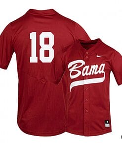 Drew Williamson Jersey #18 Alabama Crimson Tide Baseball NCAA College Alumni Red