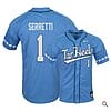 Danny Serretti Jersey #1 North Carolina Tar Heels Baseball NCAA College Blue Elite Alumni