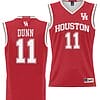 Damian Dunn Jersey #11 Houston Cougars NIL College Basketball Lightweight Red