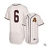 Drew Swift Jersey #6 Arizona State Sun Devils Baseball NCAA College Alumni White