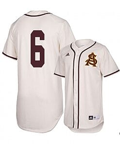 Drew Swift Jersey #6 Arizona State Sun Devils Baseball NCAA College Alumni White