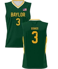 Dale Bonner Jersey #3 Baylor Bears College Basketball Green